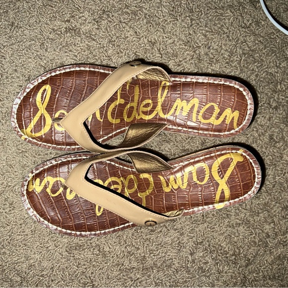 Sam Edelman thong cork wedges size 7.5 - Picture 1 of 2